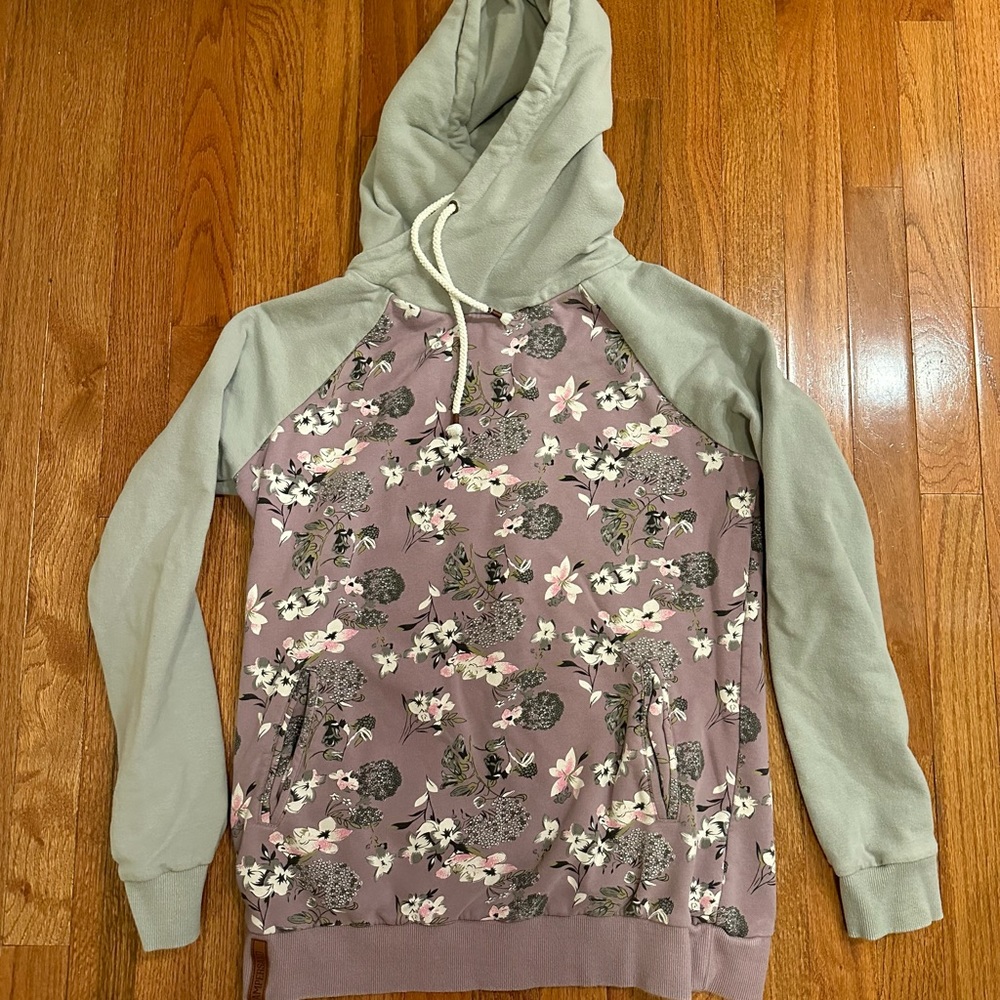 Ampersand Ave doublehood hoodie lilac love